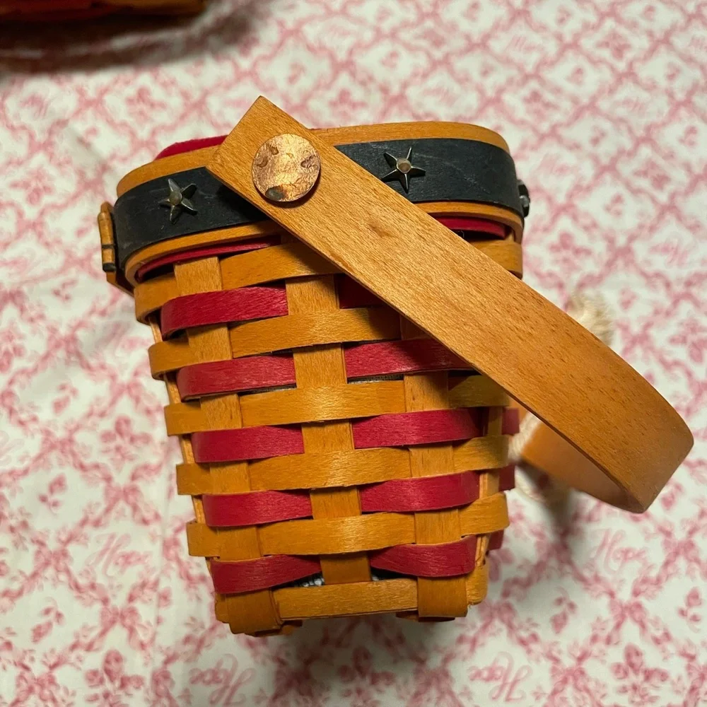 Bundle of 2 2001 Longaberger Baskets American
